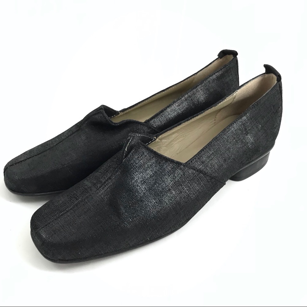 Made in Italy 7.5W Black dress Flats, Sesto Meucci